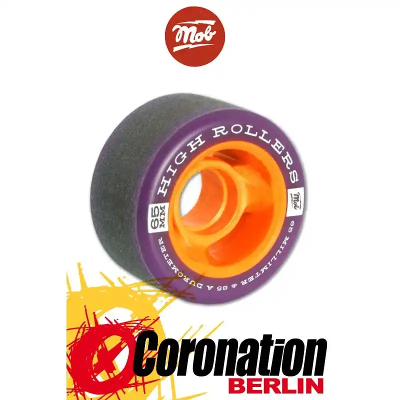 Nur Für Kurze Zeit Mob Skateboards High Roller Wheels 65mm Purple