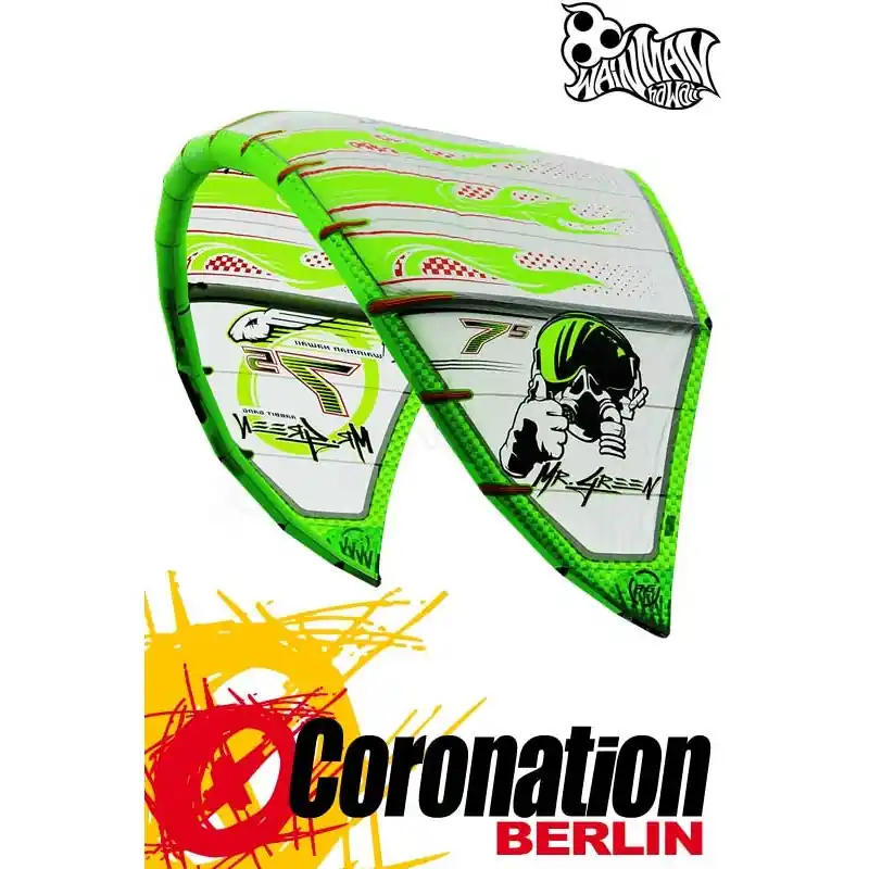 Bestpreis Wainman Mr. Green RG3.1 Kite 7,5m² - Silver Edition