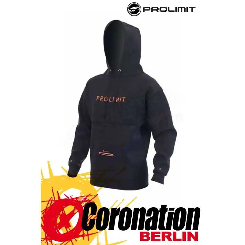 Prolimit Neopren Hoodie Loosefit Black/Orange Preiswert
