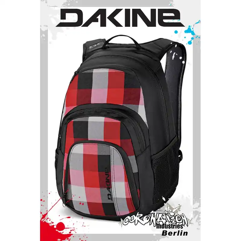 Dakine Campus SM Sport Schul & Street-Rucksack Black Kernigan 25L Heißes Angebot