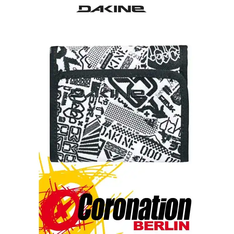 Dakine Diplomat Portemonnaie Wallet Geldbeutel Brieftasche White Chop Shop Nur Für Kurze Zeit