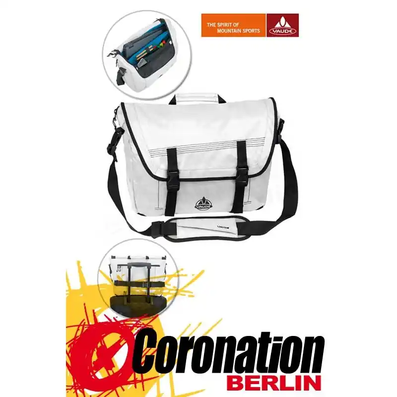 Vaude Luke S Umhängetasche Messenger Schultertasche Shoulder Bag White Nur Heute