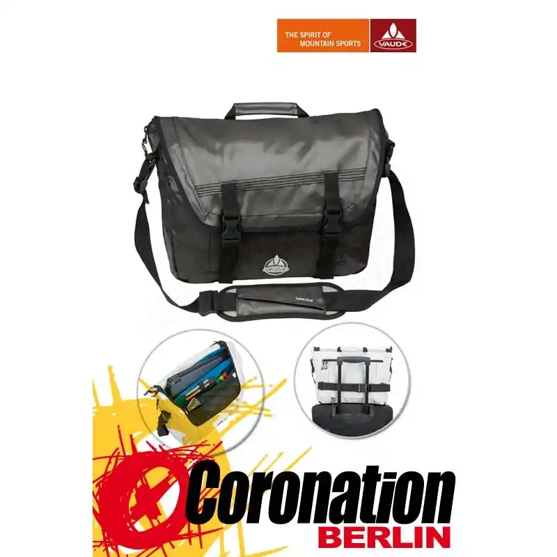 Neue Ware Vaude Luke S Umhängetasche Messenger Schultertasche Shoulder Bag Black