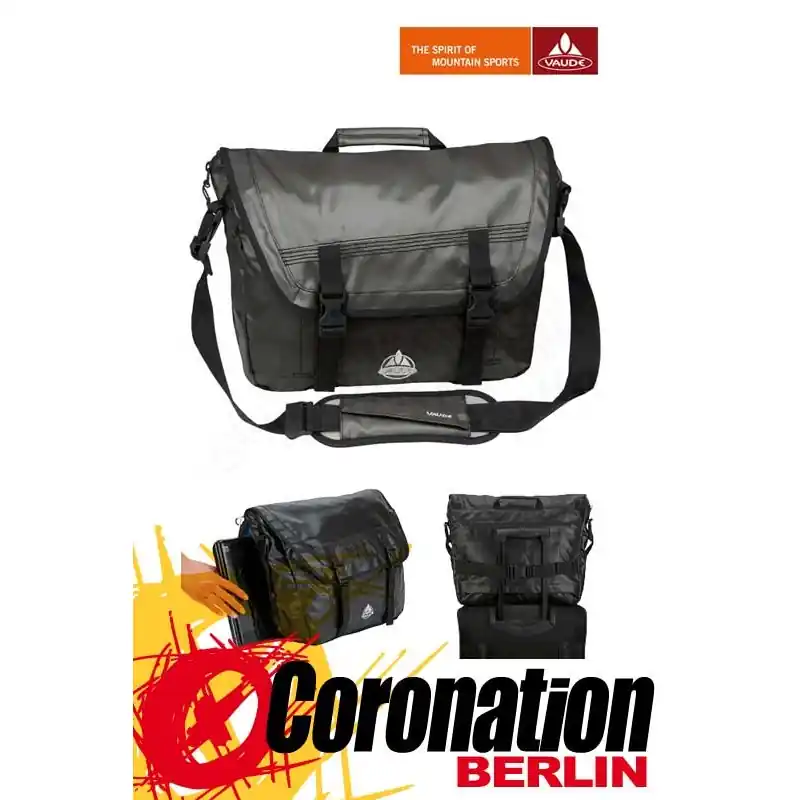 Letzte Chance Vaude Luke L Umhängetasche Messenger Schultertasche Shoulder Bag Black