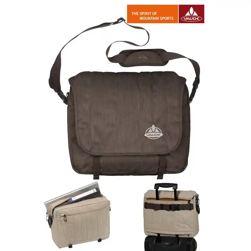 Mega-Angebot Vaude TorPET Laptop Messenger Schultertasche Umhängetasche Coffee