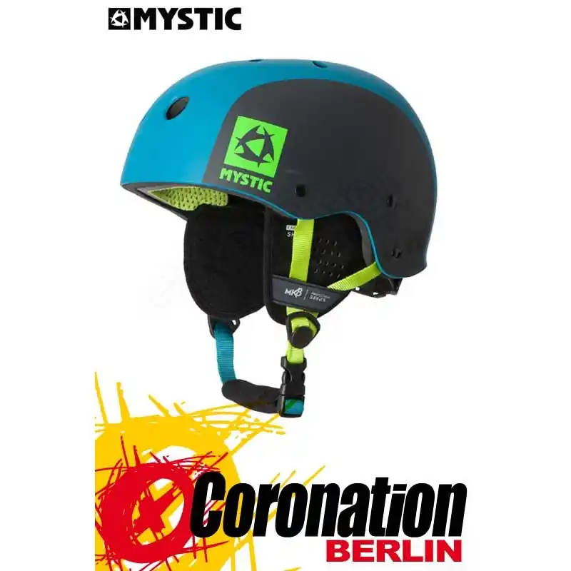 Billig Mystic MK8 Helm Teal - Water Kite & Wakeboard Helmet