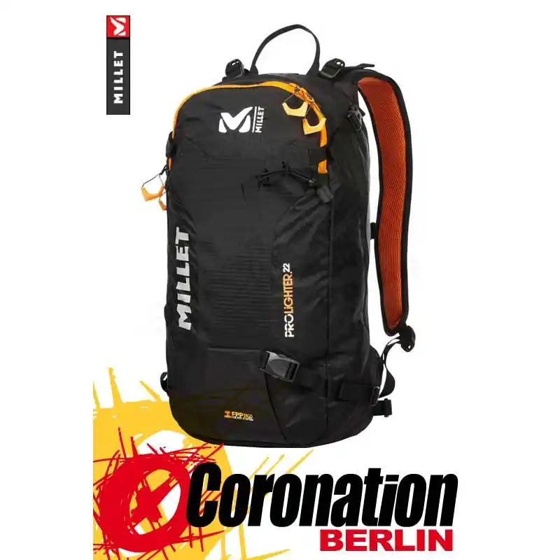 Millet Prolighter 22 City Wander Rucksack Ultraleicht Alpin Kletter Backpack Black Ausverkauf