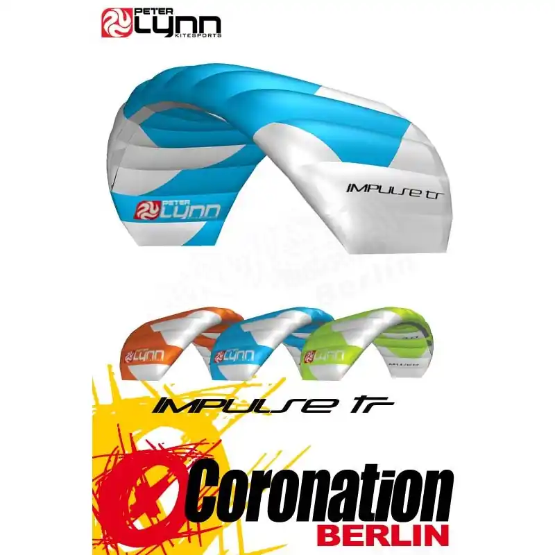 Echt Peter Lynn IMPULSE TR 2.0 Trainer-Kite mit 3-Lines Bar