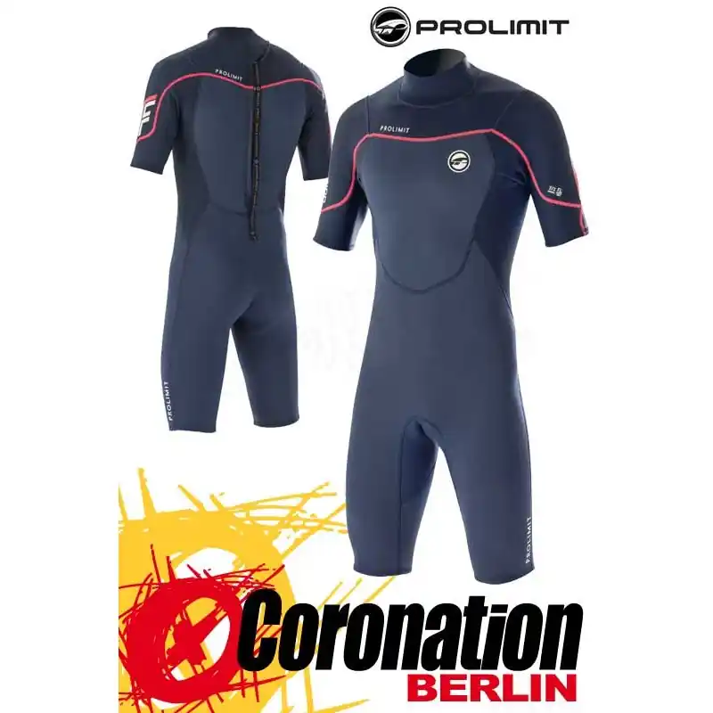 Prolimit Fusion Shorty 2/2 (DL) Neoprenanzug Slate/Black/Red 2017 Super-Preis