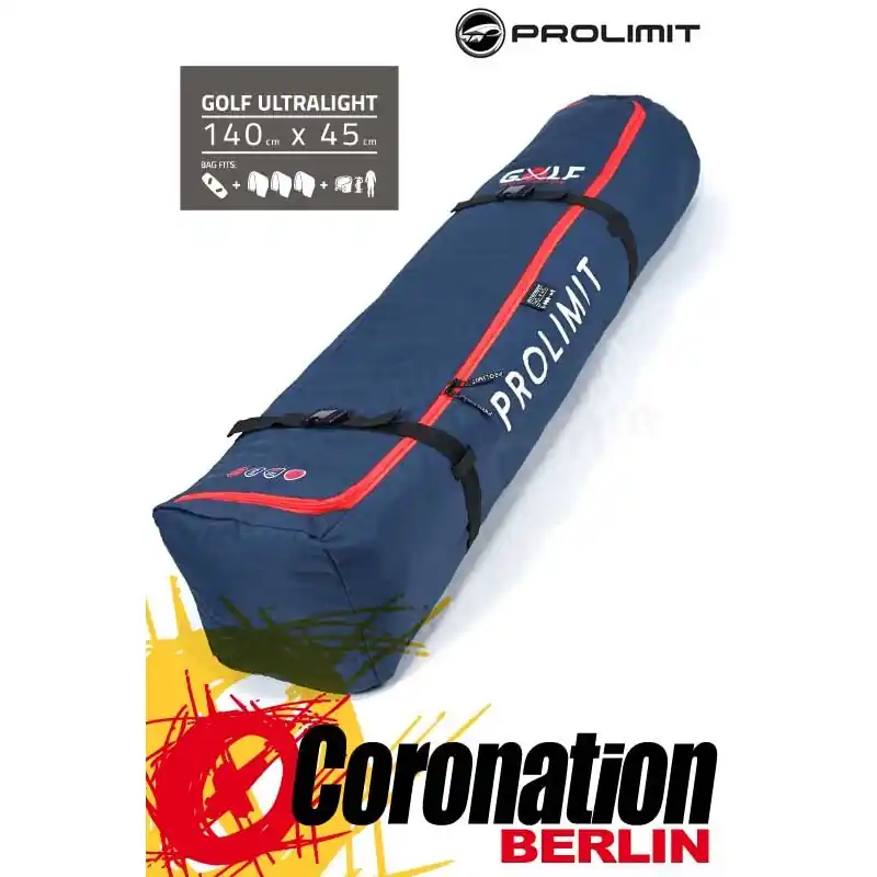 Rabatt Prolimit Golf Ultralight 140cm Kitesurf Boardbag Blue/Red