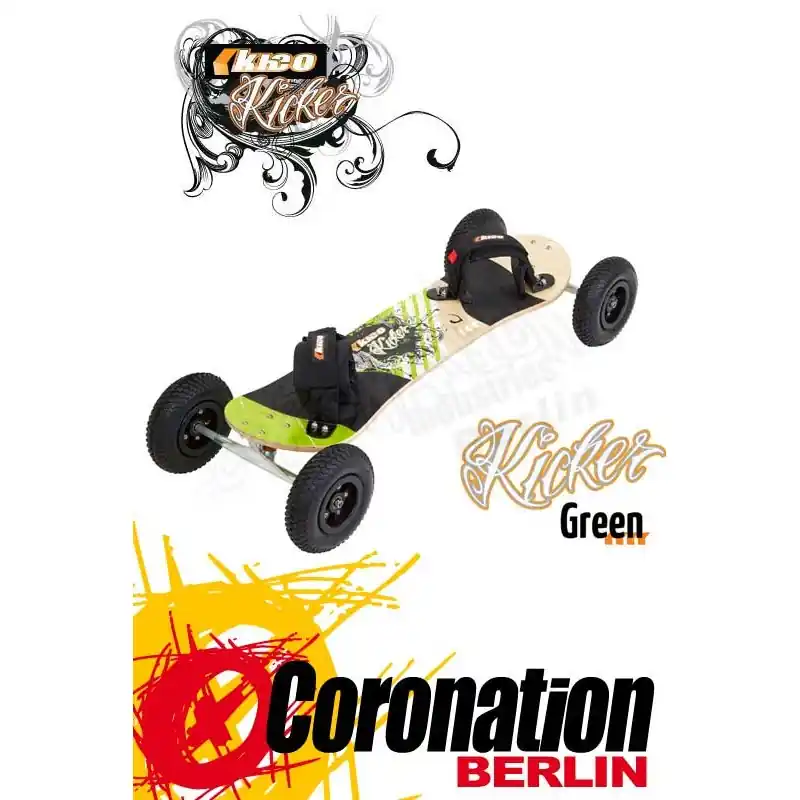 Kheo Kicker ATB Mountainboard Landboard Green Abverkauf