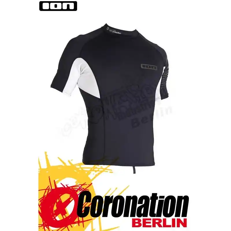 Sale ION Element Rashguard Black/White Quickdry UV-Protect