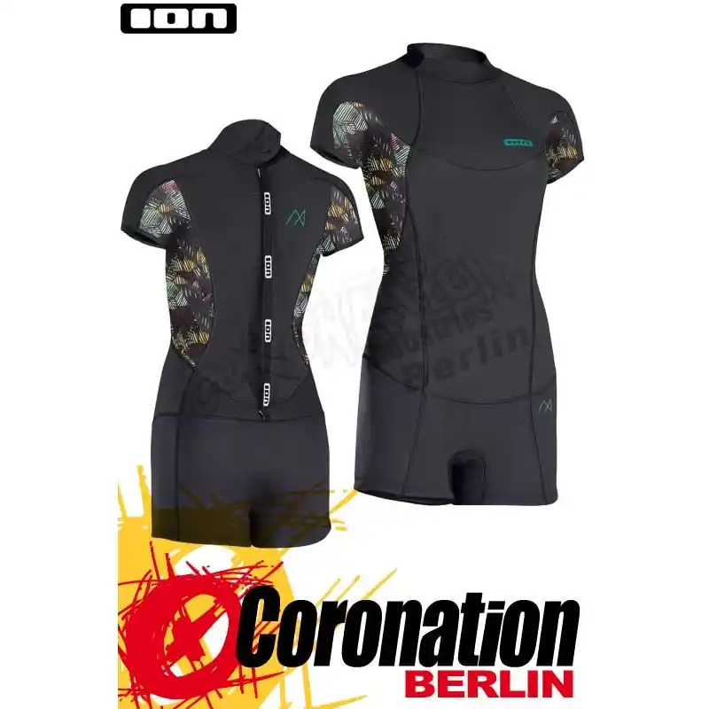 Neu Im Sortiment ION Muse Shorty SS 2,0 DL 2018 Frauen Neoprenanzug Black