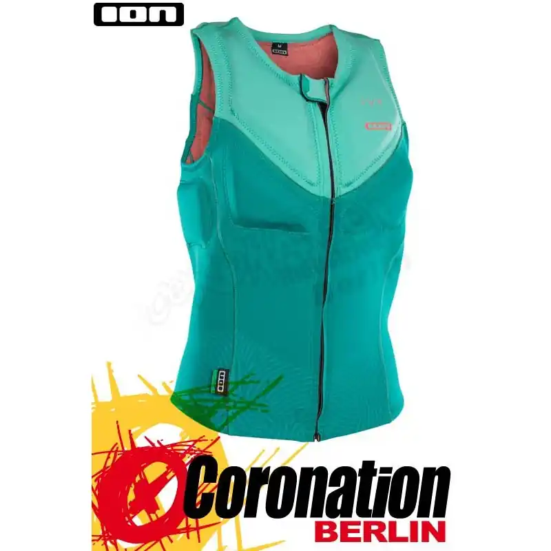 Top-Preis ION Ivy Vest Women 2018 Frauen Prallschutz Weste FZ Pistacio/Emerald