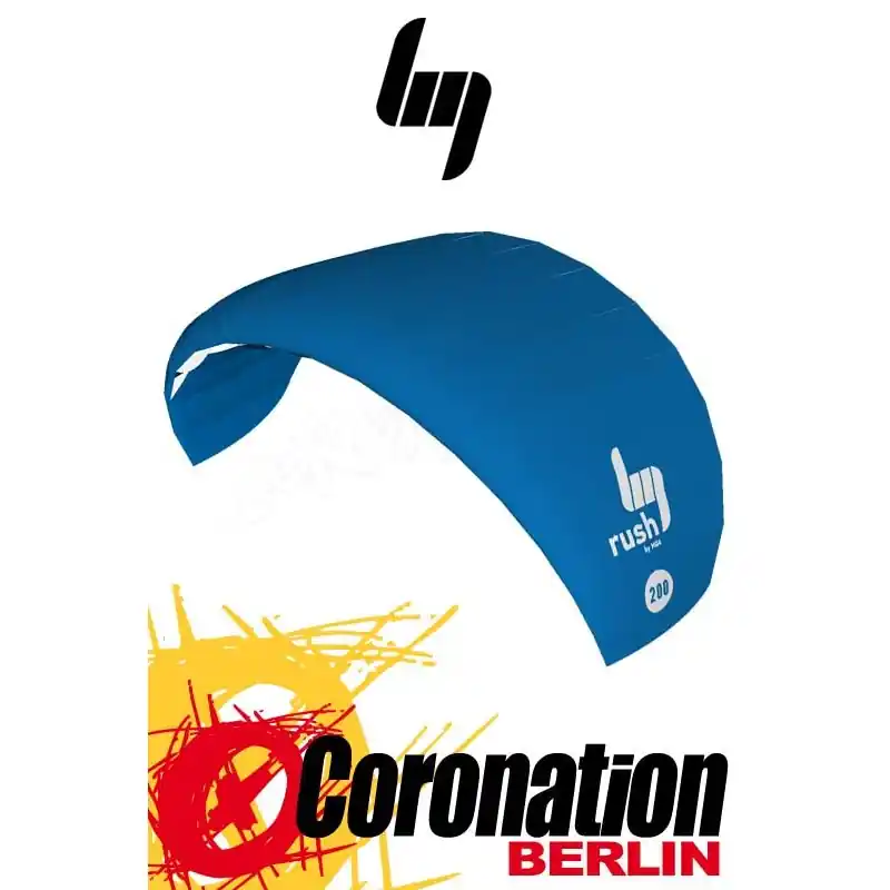 HQ4 RUSH 200 Trainer Kite 2-Leinen Lenkmatte Softkite R2F Highlight