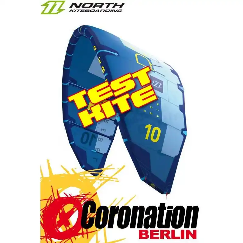 North Rebel 2017 TEST Kite 12m² gebraucht (Blau) Solange Der Vorrat Reicht
