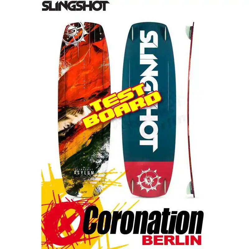 Slingshot Asylum 2017 TEST Kiteboard 141cm Schnäppchen