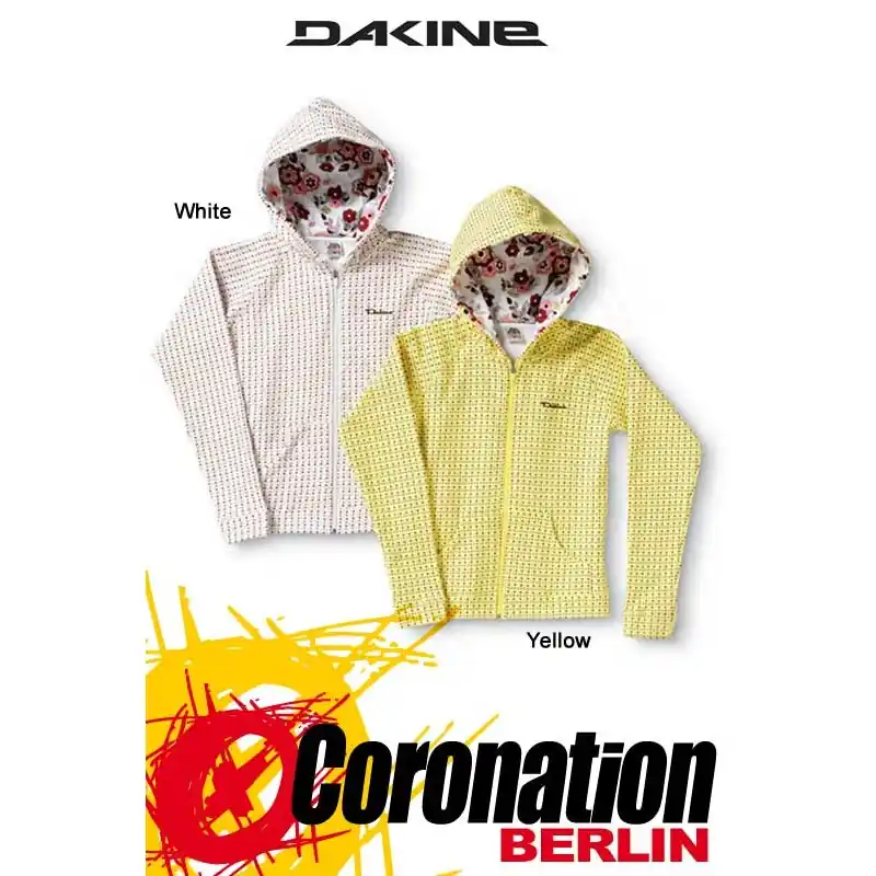 Sofort Bestellen Dakine Zip Hoodie Summer Dots Kapuzen Jacke White