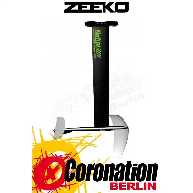 Zeeko Bullet Alloy Hydrofoil 2018 Edition Kitefoil komplett Meistverkauft