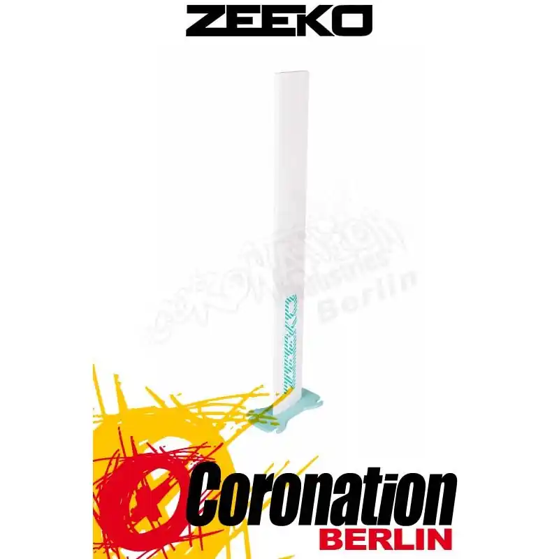 Zeeko Foil Mast Alloy White & Green inkl. Plate Heißes Angebot