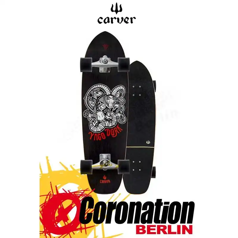 Carver Yago Skinny Goat CX4 Street Surf Skateboard Complete 33,75‘‘ Markenprodukt