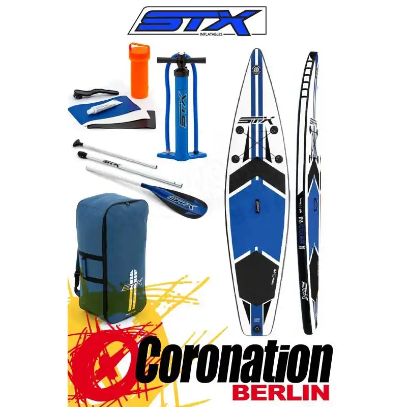 Versand Am Gleichen Tag STX Inflatable SUP 11‘6‘‘ Tourer WS SET Stand Up Paddle Board 2018 Blue