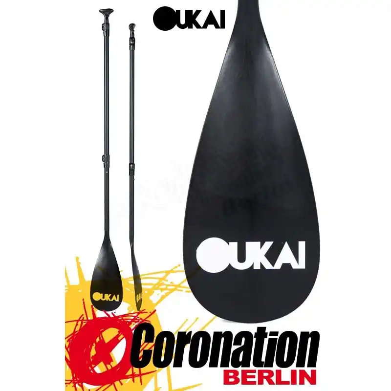 OUKAI SUP Paddle Alu, Plastic Blade 3-teilig Beliebt