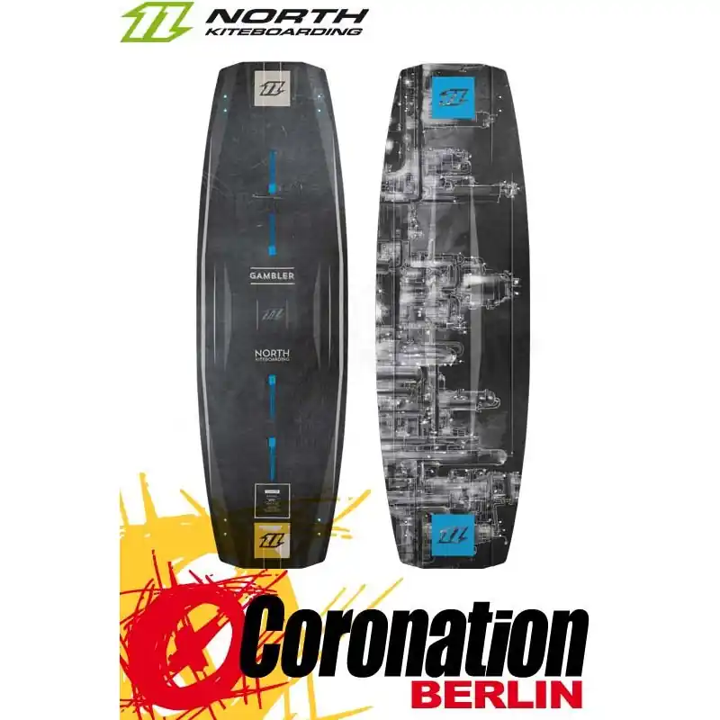 Billig North GAMBLER 135cm TEST Kiteboard