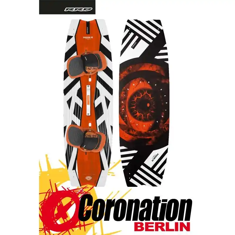 Schneller Versand RRD Poison WOOD V5 TEST Kiteboard 137cm + Bindung