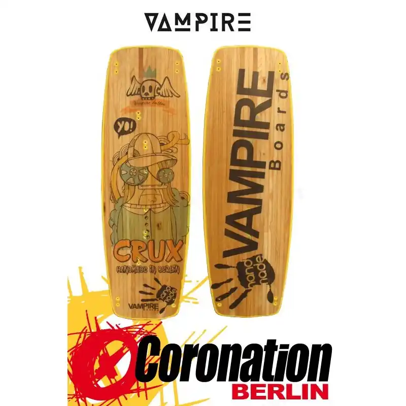Knallerangebot Vampire Crux Leichtwind Kiteboard mit Bindung