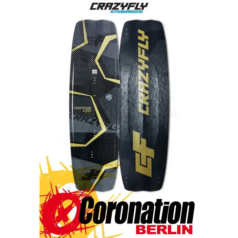 Direktkauf CrazyFly RAPTOR LTD 2019 Kiteboard