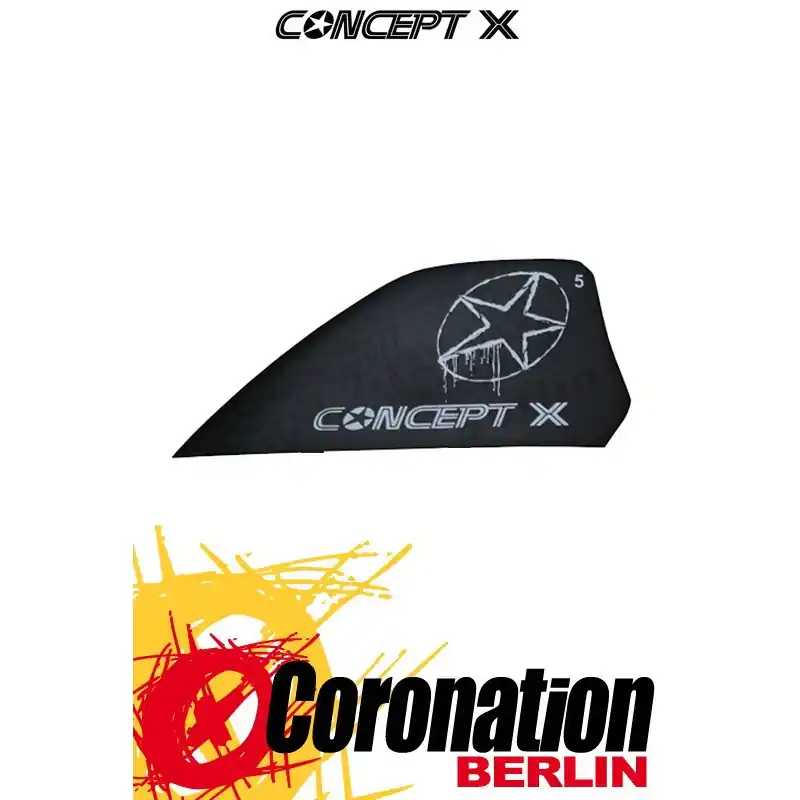 Geprüft Concept-X HC Fins 4cm Kite Finnen Black
