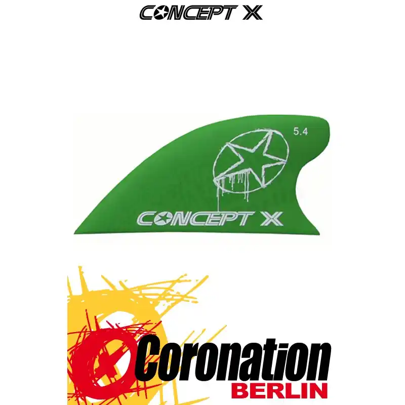 Concept-X CURVE 5,4cm Kite Fin green Top-Angebot
