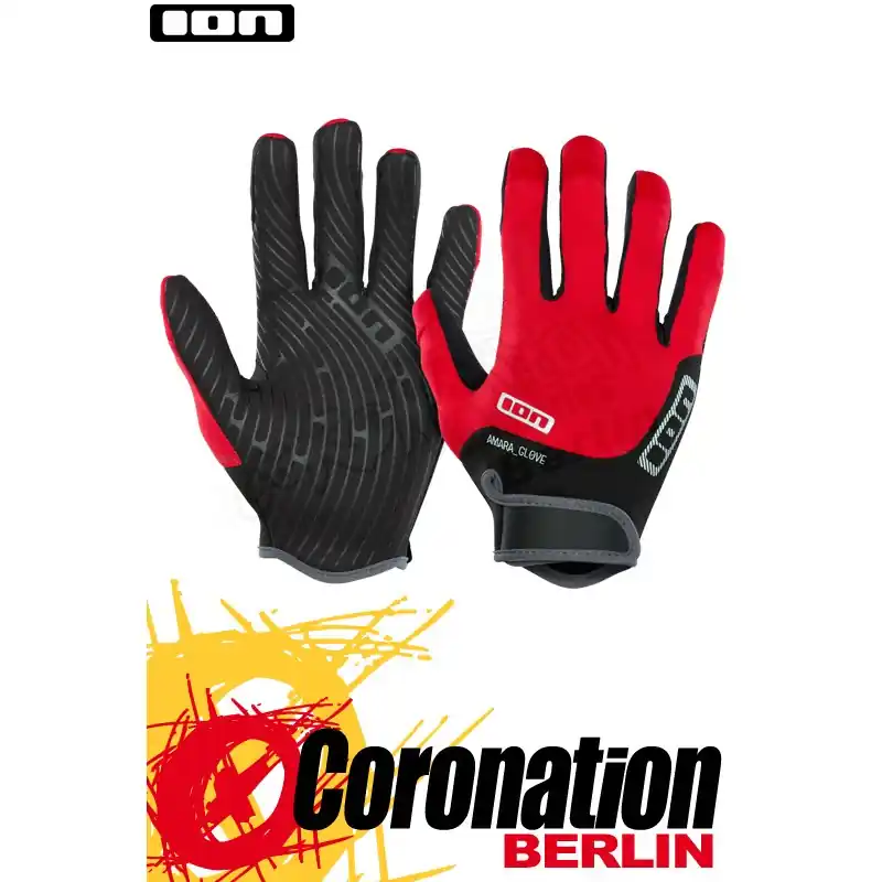 ION AMARA GLOVES FULL FINGER 2019 Neoprenhandschuhe red Preis Gesenkt