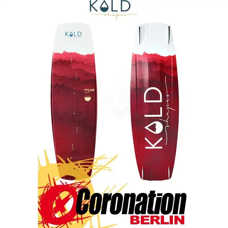 Kold Shapes POLAR TEST Kiteboard 135cm mit Bindung Preis Gesenkt