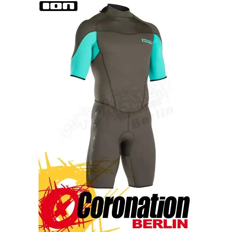 ION Strike Element Shorty SS 2/2 BZ DL 2020 dark olive/teal Direkt Vom Hersteller