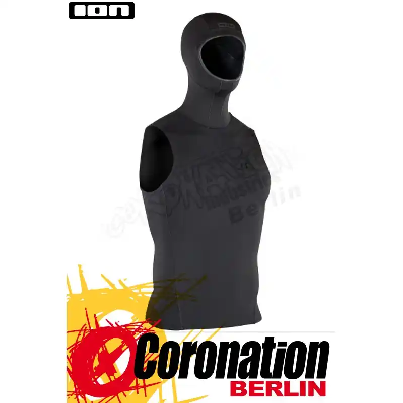 ION HOODED NEO VEST 2/1 Neoprenweste mit Kapuze Markenprodukt