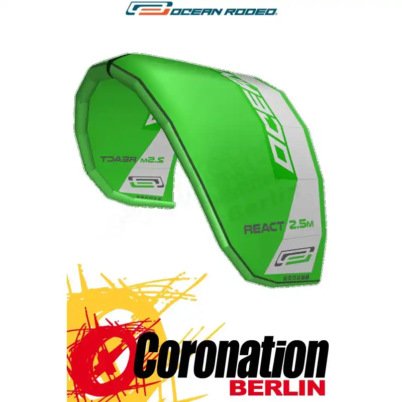 Kracherpreis Ocean Rodeo REACT Trainer Kite mit BAR + TRAPEZ
