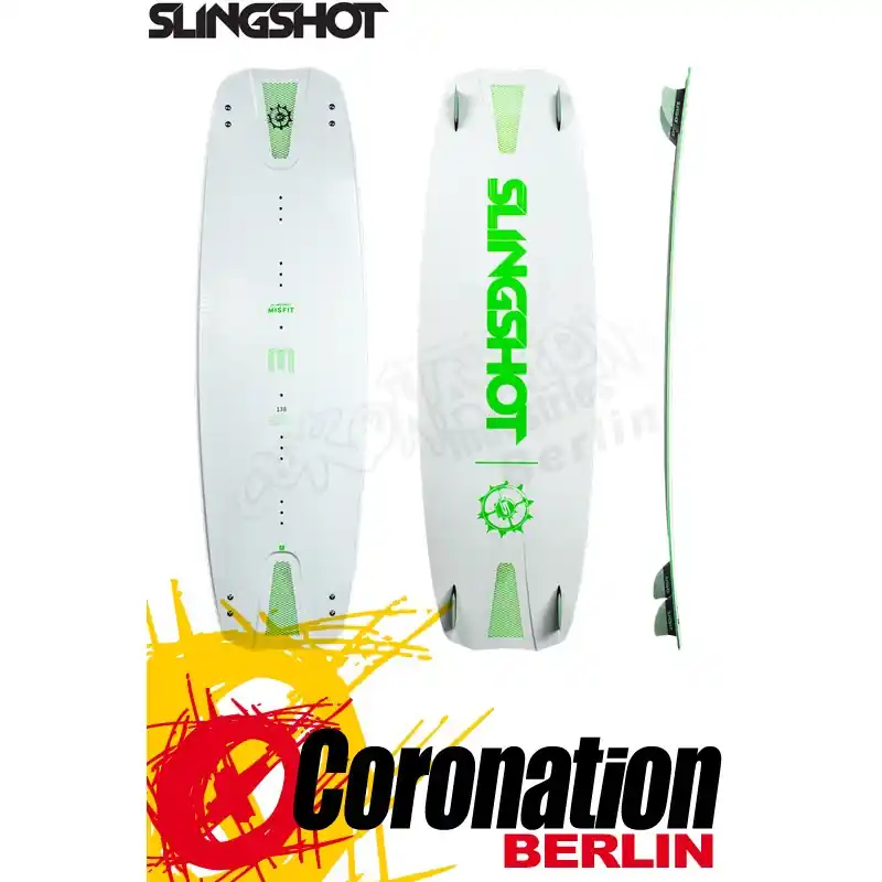 Saisonangebot Slingshot MISFIT 2019 TEST Kiteboard 142 + Bindung