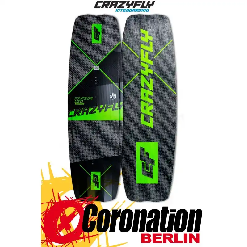 Bestpreis CrazyFly RAPTOR LTD NEON 2020 Kiteboard