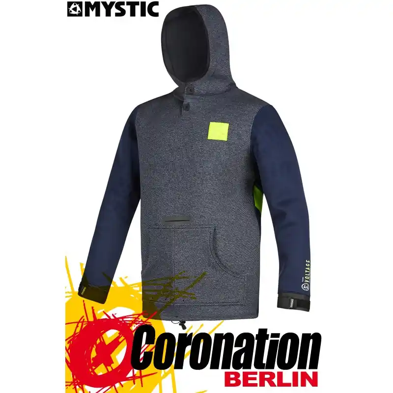 Preis Gesenkt Mystic VOLTAGE SWEAT 2019 Neo Hoodie navy/lime