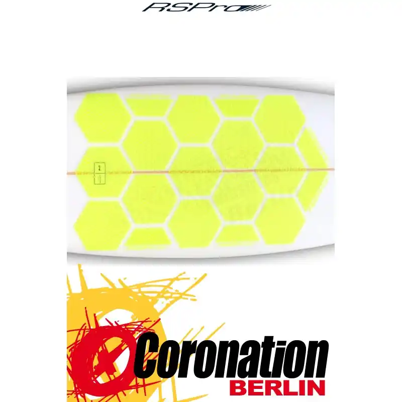 Heißes Angebot RSPro HEXA TRACTION PADS STANDARD Surfboard Pads yellow