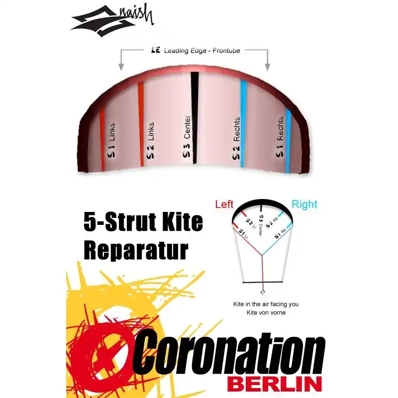 Preisknaller Naish Torch 2014 Bladder Fronttube Leading Edge