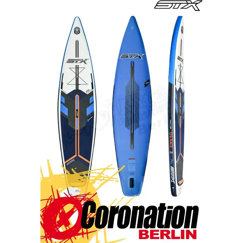STX RACE 12‘6‘‘x32‘‘ 2020 SUP Board blue/white/orange Sonderaktion