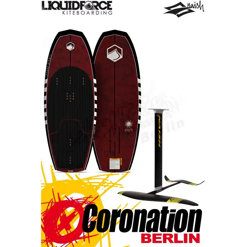 Abverkauf Liquid Force GALAXY 4‘8‘‘ + Naish S25 JET FOIL COMPLETE 1650 Foilset