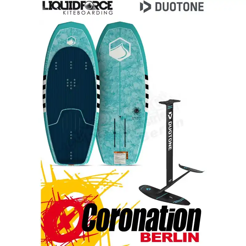 Kracherpreis Liquid Force GALAXY 4‘2‘‘ + Duotone SPIRIT CARVE 950 Foilset