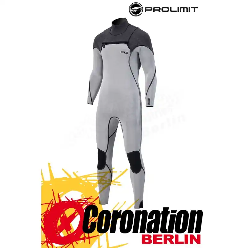 Kracherpreis Prolimit MERCURY TR FREEZIP STEAMER 5/3 2021 Neoprenanzug misty grey / black