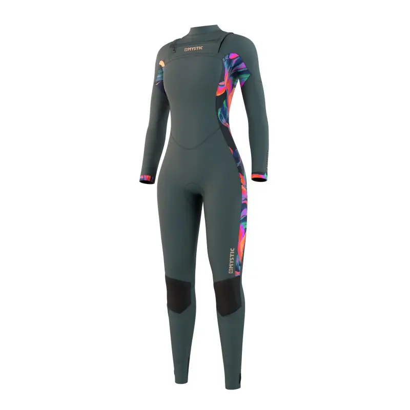 Mystic DAZZLED FULLSUIT 5/3MM DOUBLE FZIP 2021 Neoprenanzug dark leaf Schneller Versand