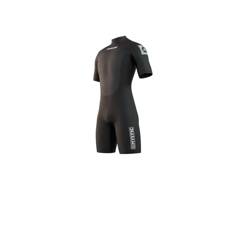 Mystic BRAND SHORTY 3/2MM BZIP 2021 Neoprenanzug black Günstig