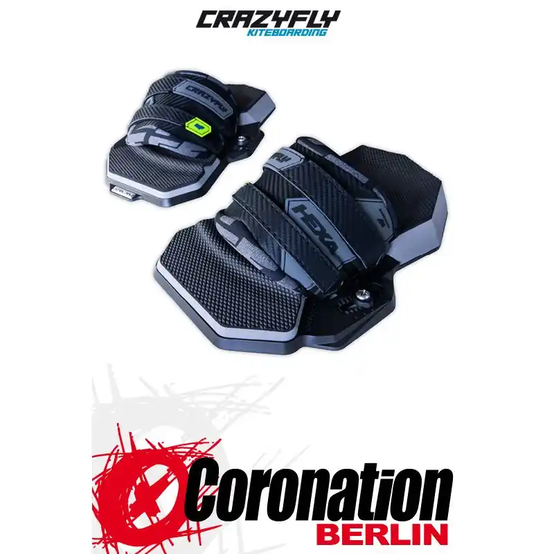 CrazyFly HEXA BINDING II BLACK Begrenztes Angebot